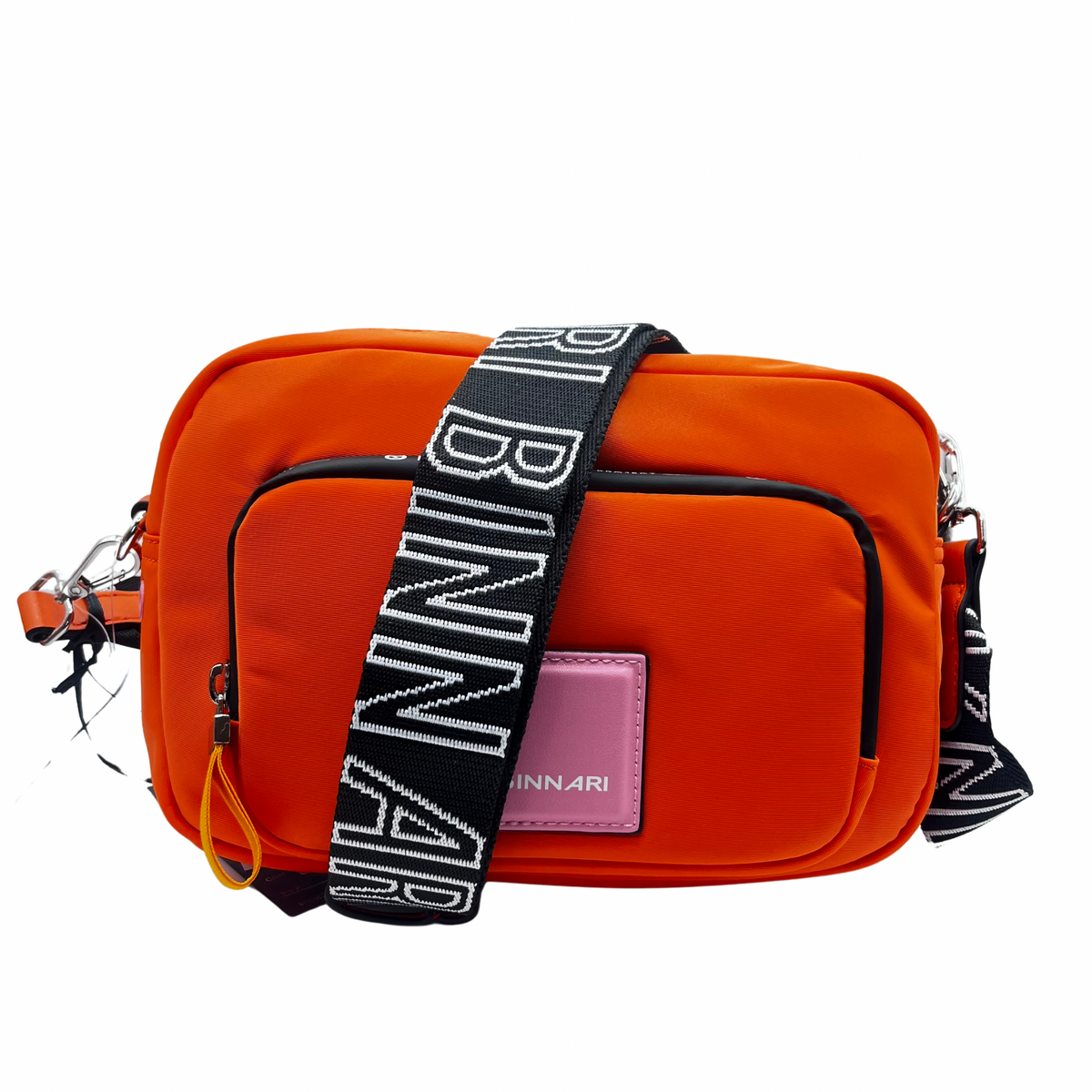 Binnari Orange Crossbody Bag