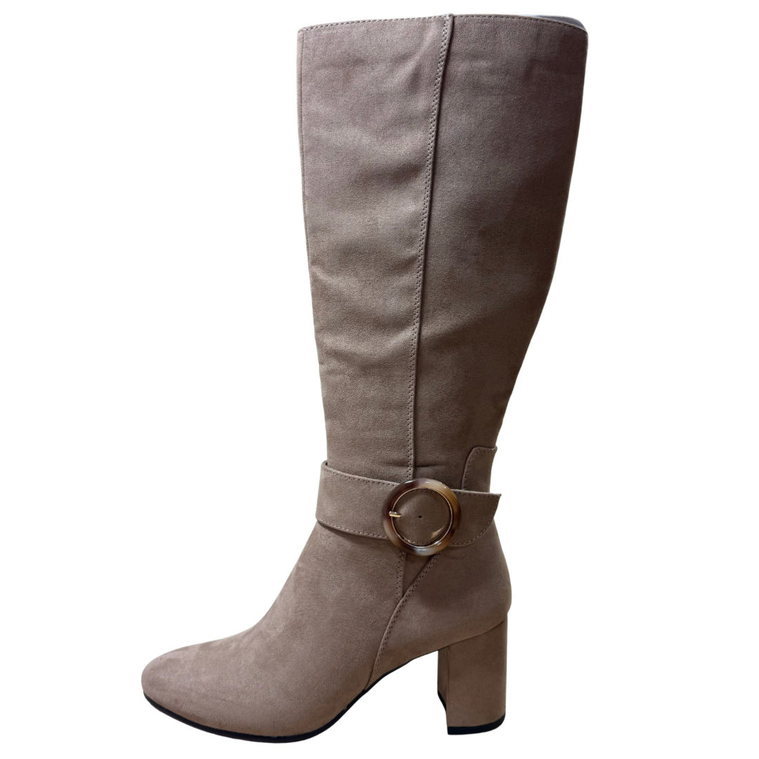 Marco Tozzi Beige Long Boots