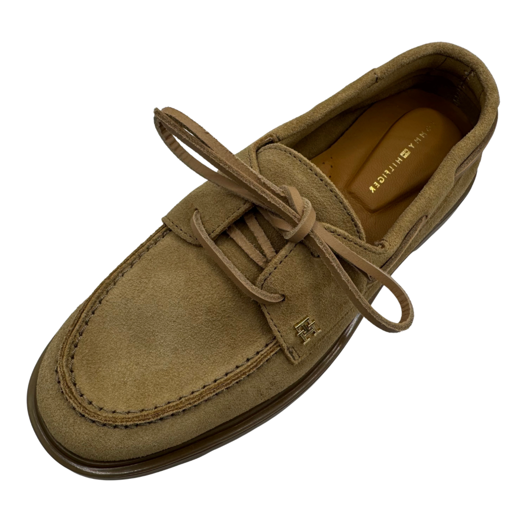 Light Suede Boat Shoe