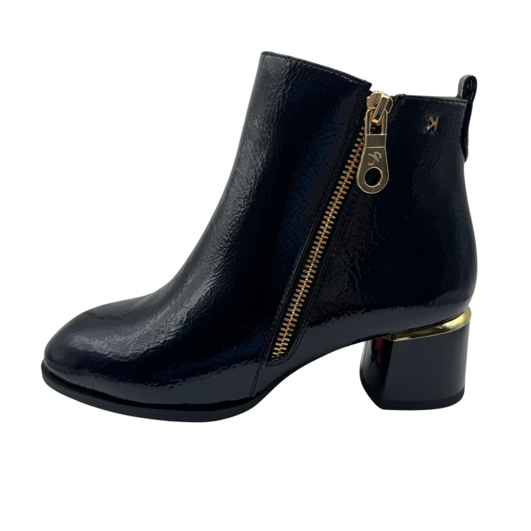 Kate Appleby Patent Navy Boots