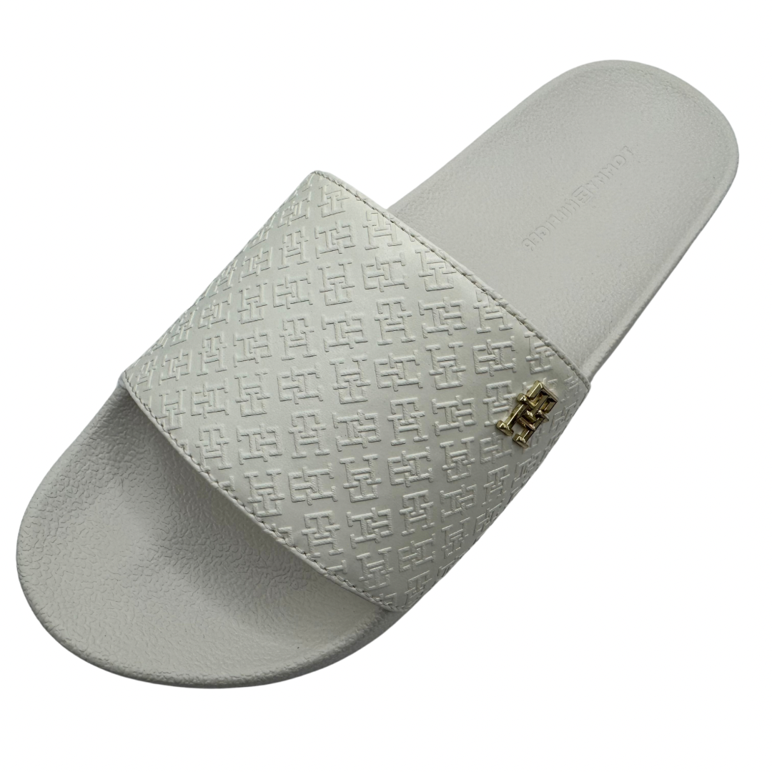 Tommy Hilfiger White Slides