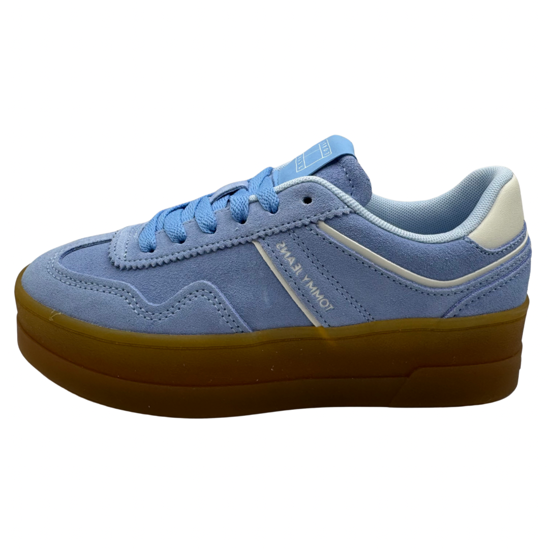 Tommy Jeans Blue Platform Trainers