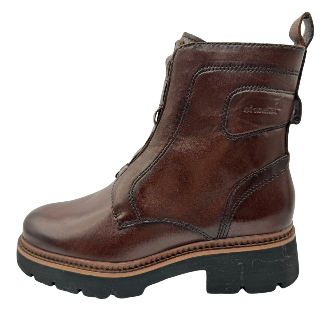 Tamaris Cognac Leather Boots