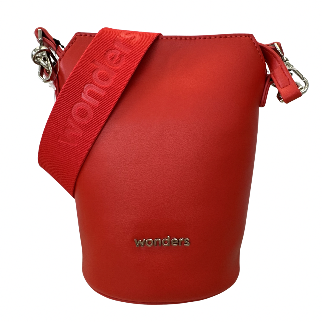 Wonders Red Crossbody Bucket Bag