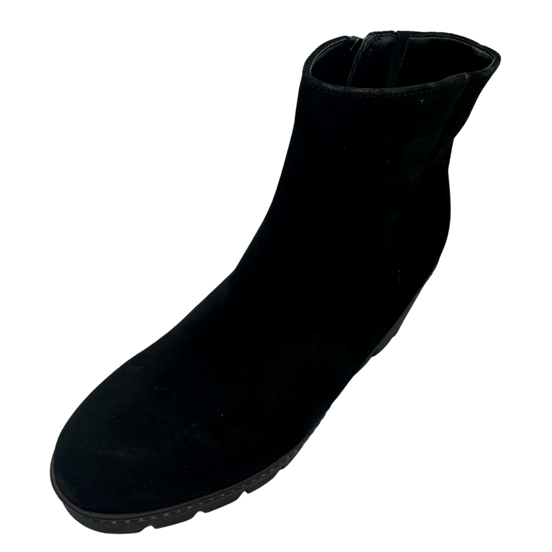 Gabor Black Wedge Boots