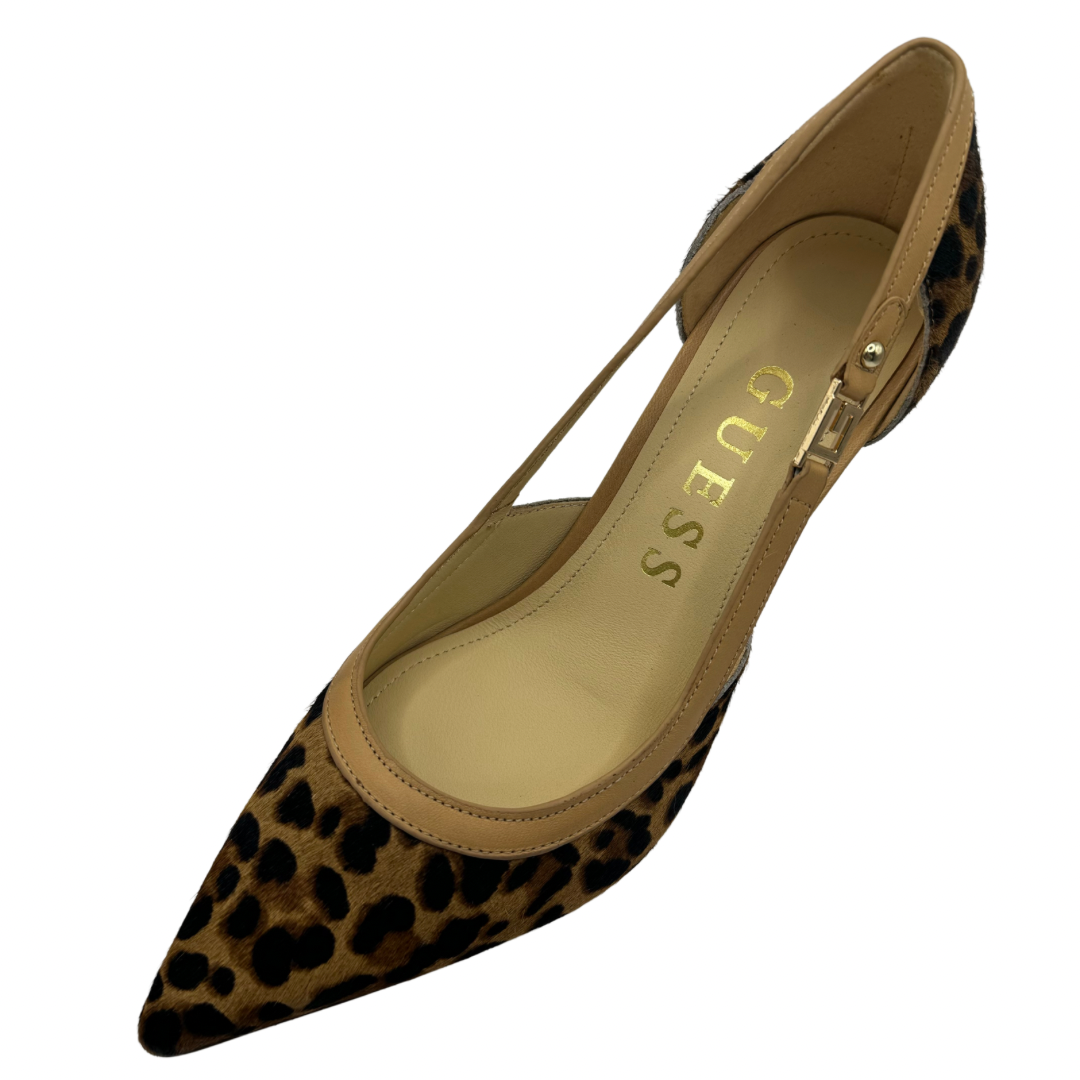 Guess Leopard &amp; Nude Heels