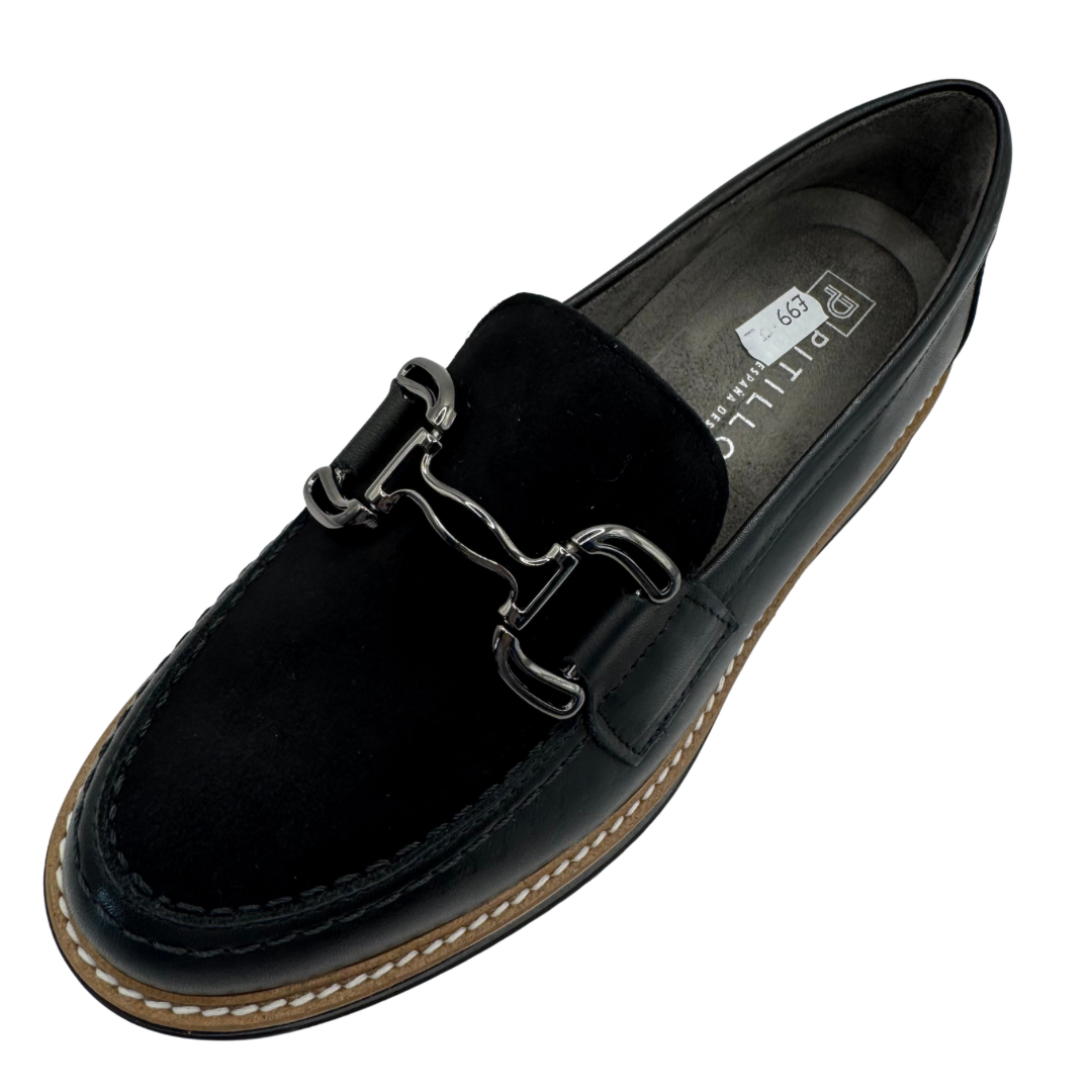 Pitillos Black Loafers