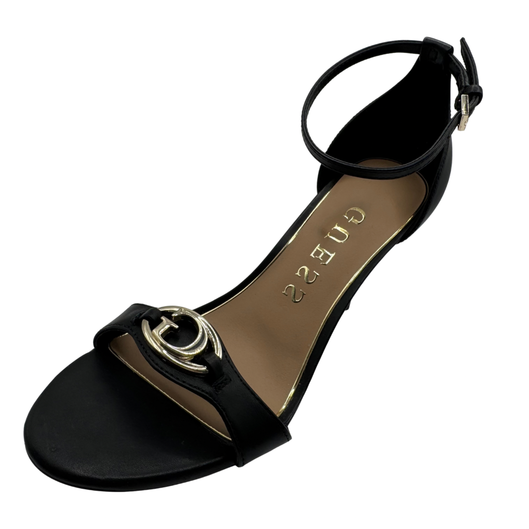 Guess Black Open Toed Heels