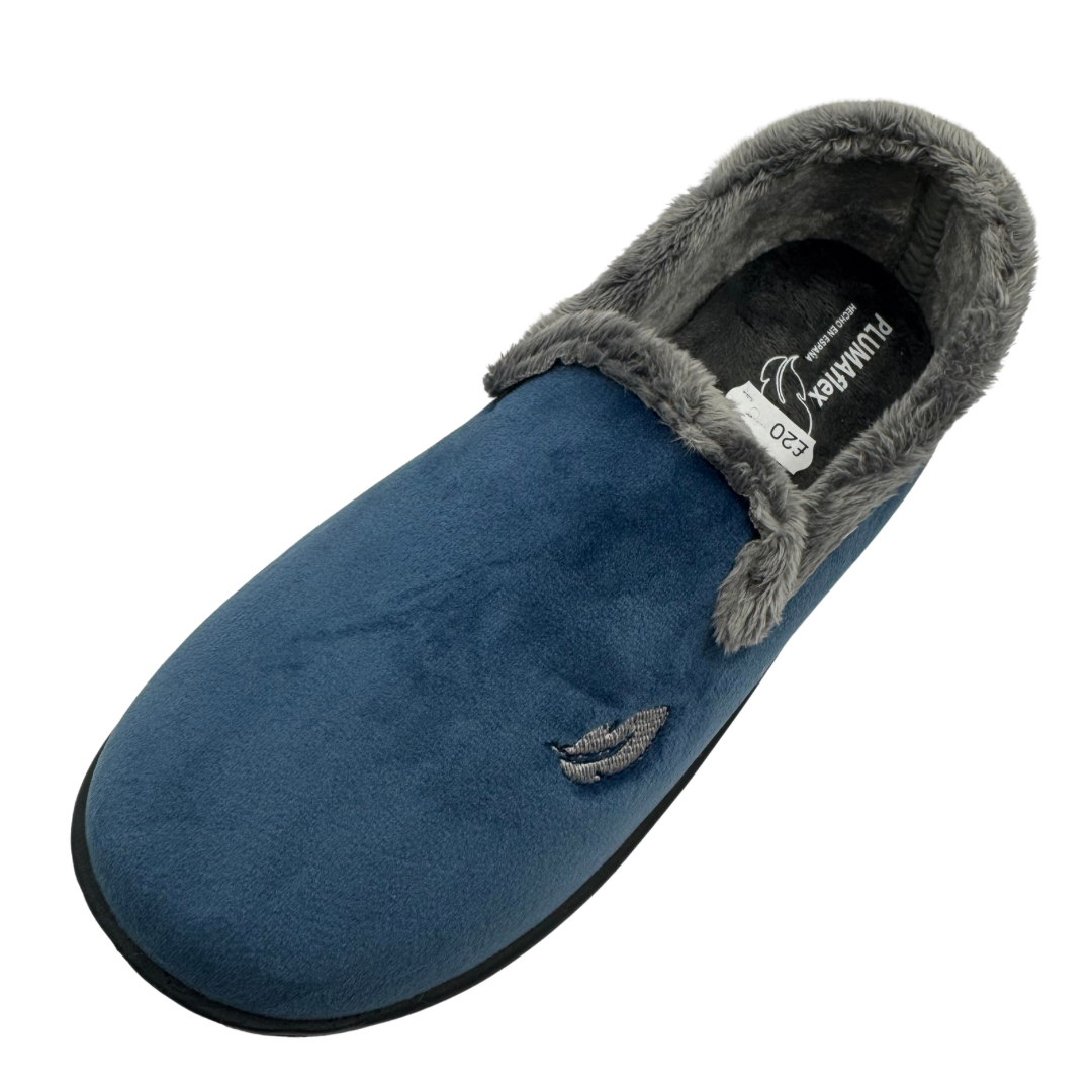 Plumaflex Blue Full Slippers