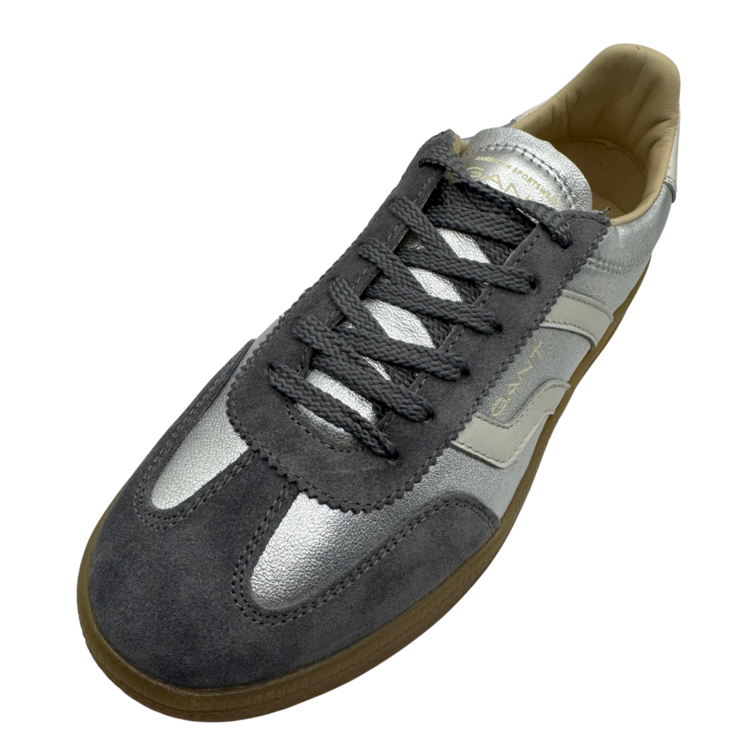 Gant Metallic Silver &amp; Grey Trainers