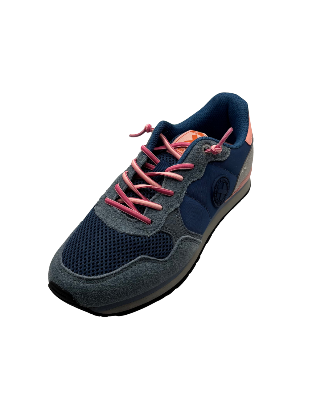 XTI Blue and Pink Trainers with Suede Detail