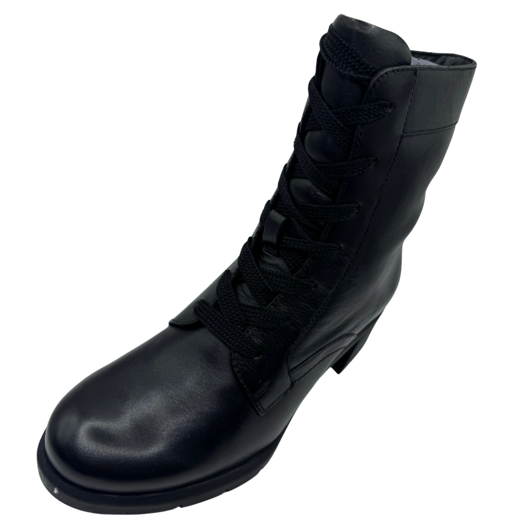 Ara Black Heeled Boots