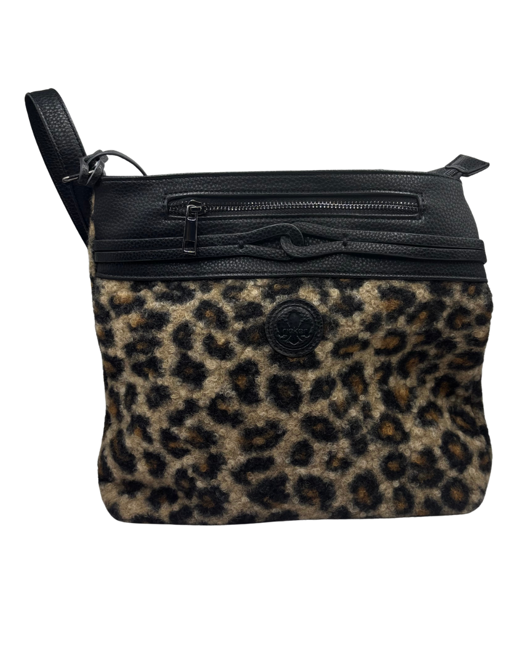Rieker Leopard Print Shoulder Bag with
