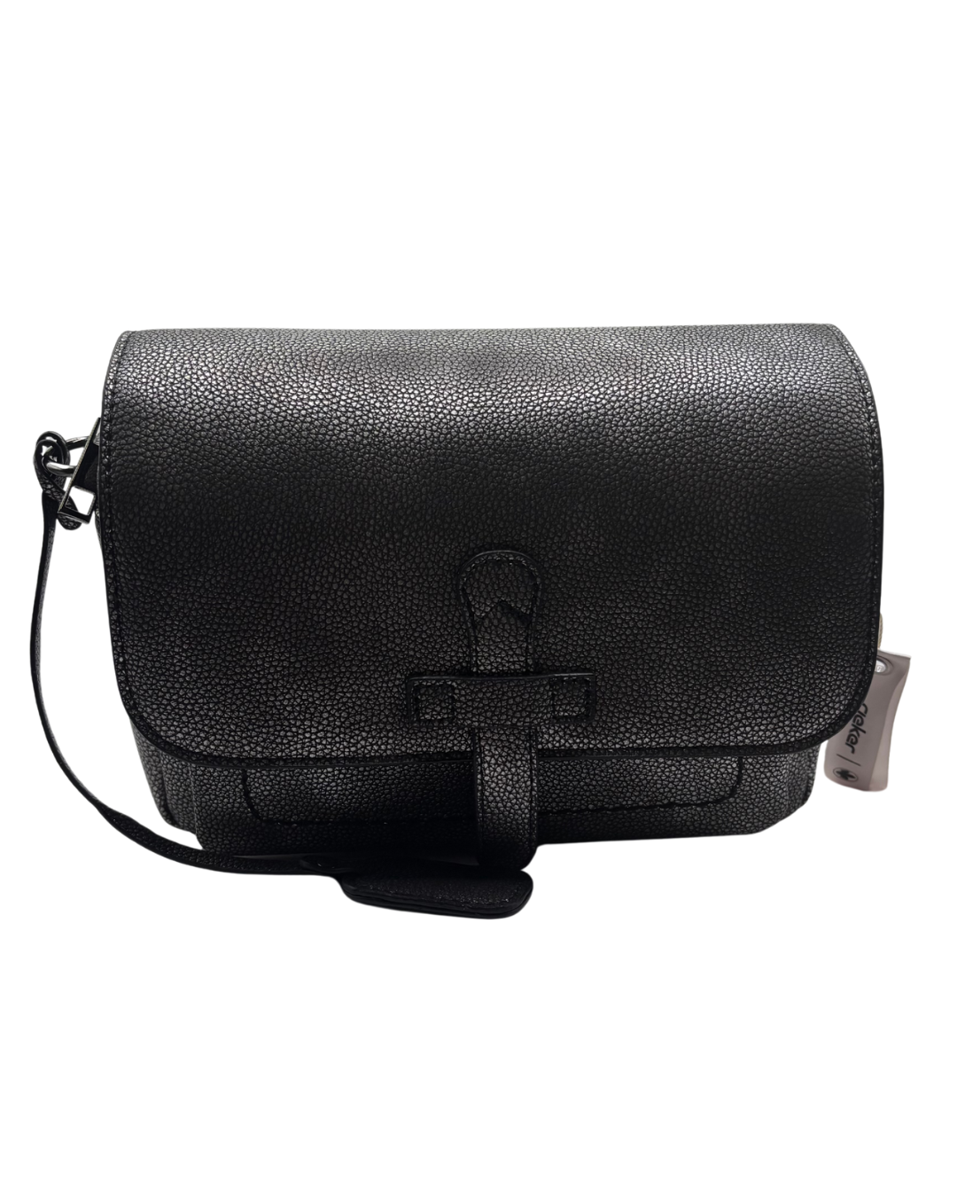 Rieker Pewter Crossbody with Extendable Strap