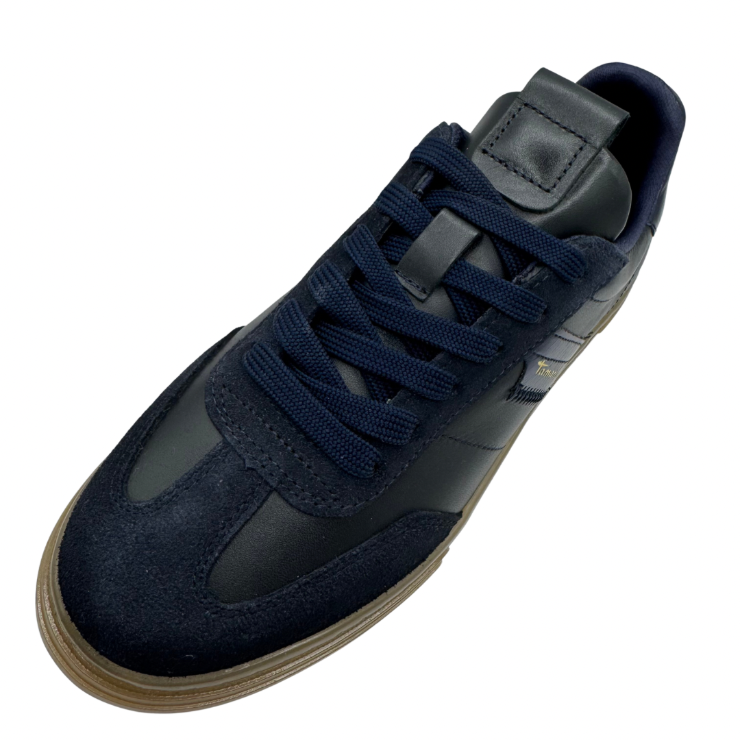 Tamaris Black &amp; Navy Trainers