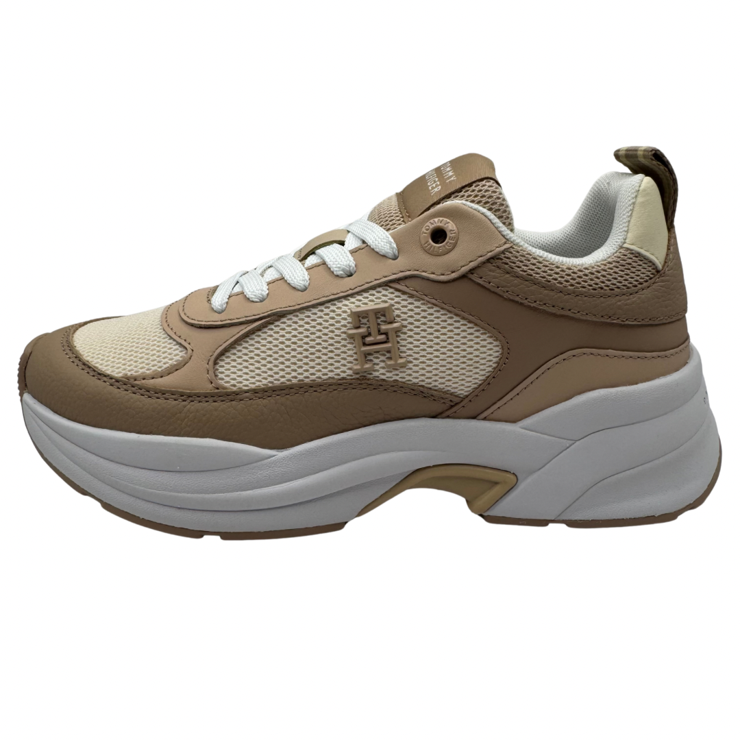 Tommy Hilfiger Cream, Beige &amp; Nude Chunky Trainers