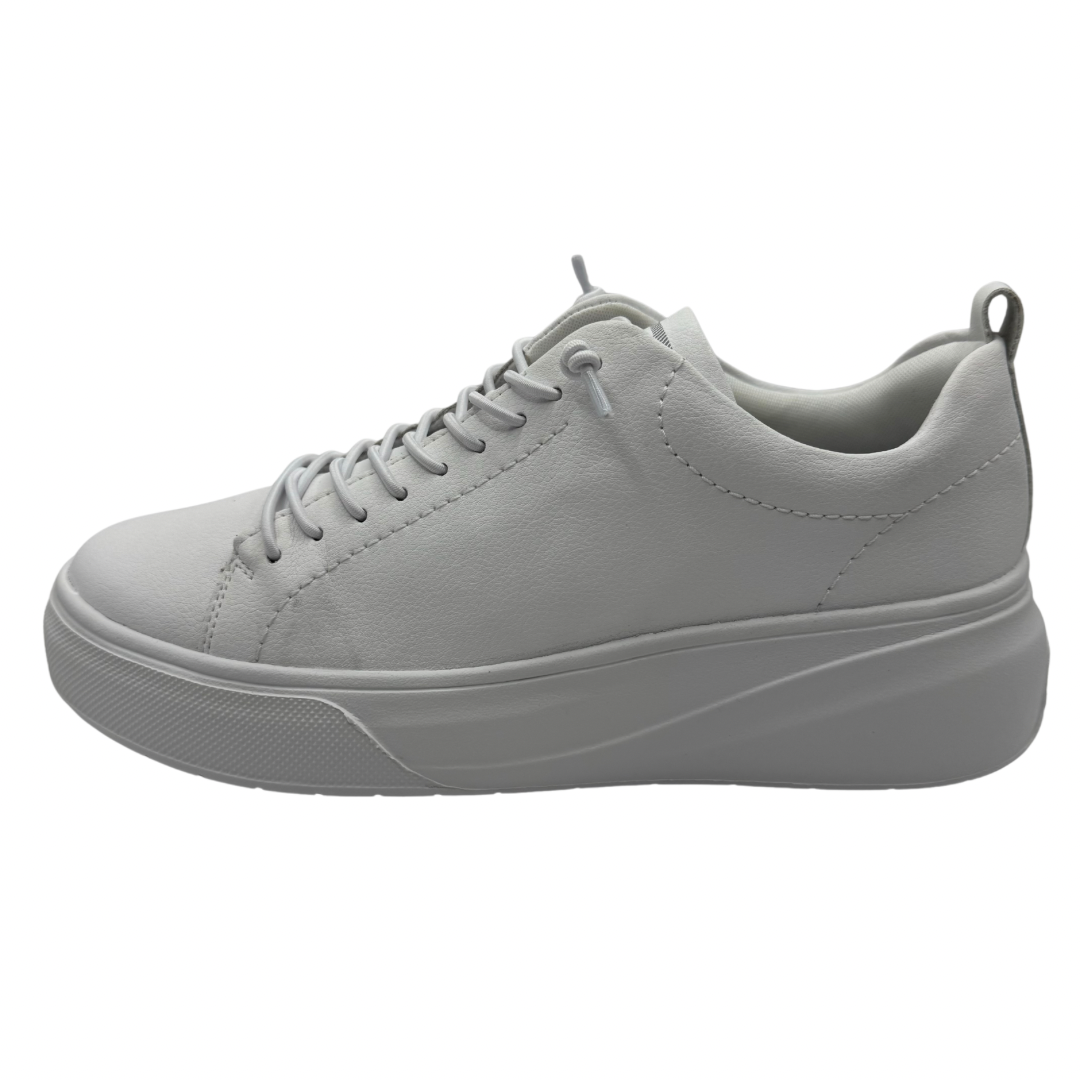 Rieker White Elasticated Trainers