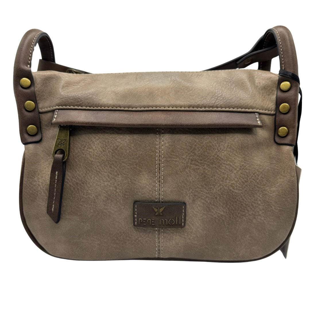 Pepe Moll Brown Crossbody Bag