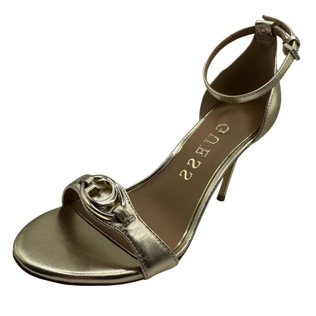 Guess Gold Open Toed Heels