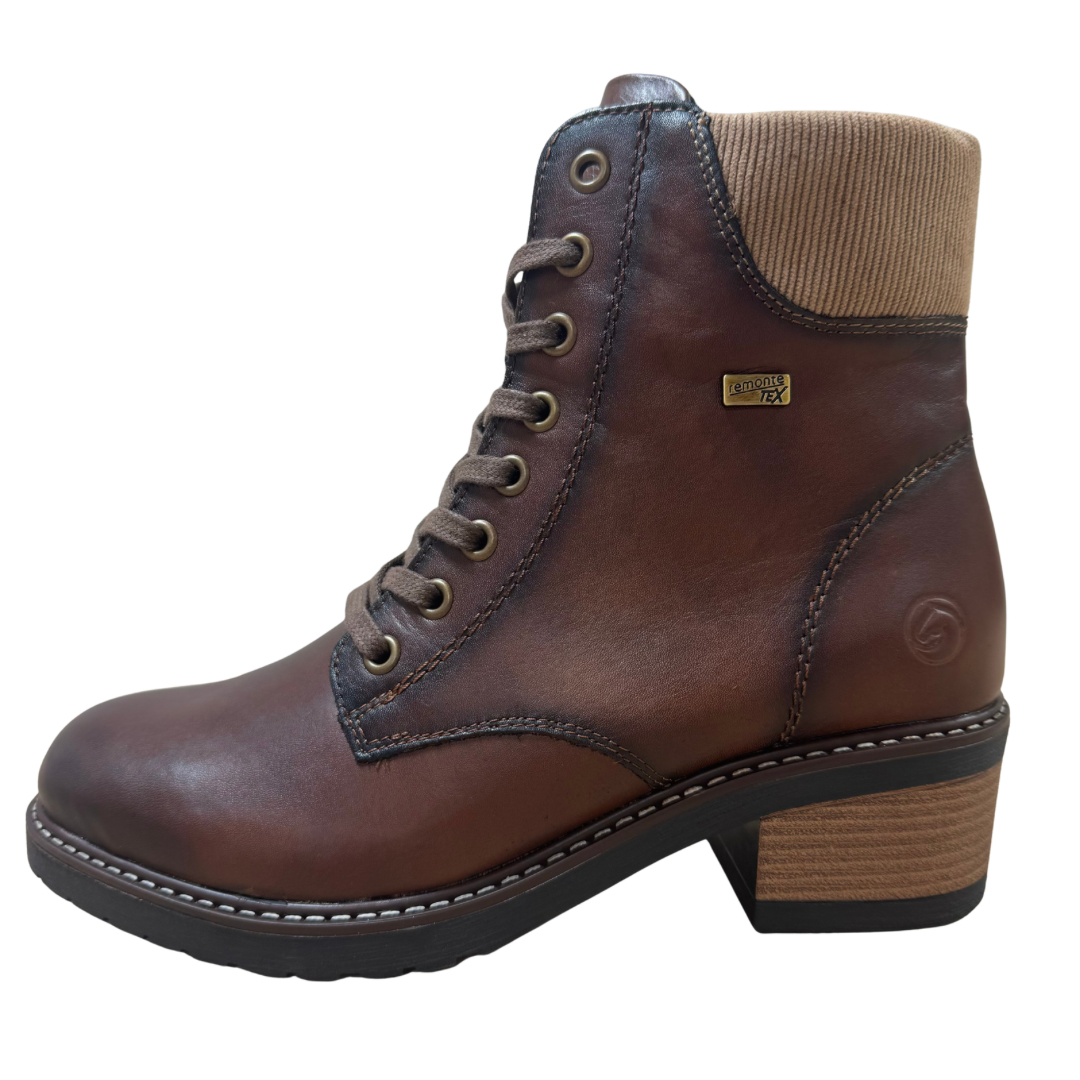 Remonte Brown Heeled Boots