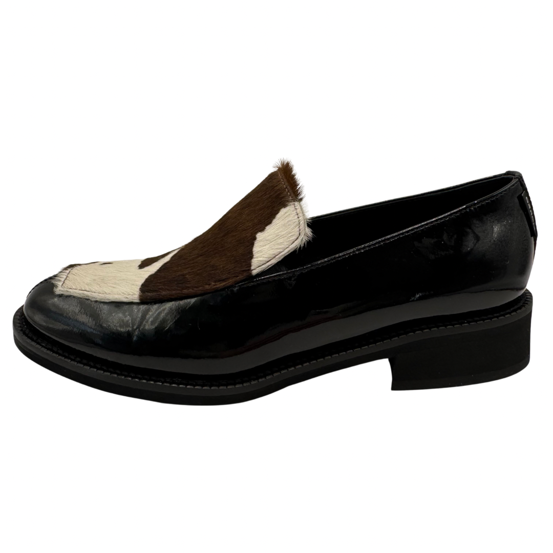 Marco Moreo Cow Print Loafers