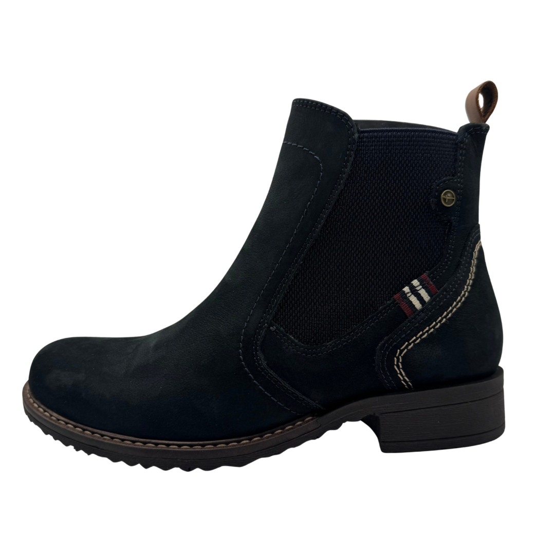 Tamaris Navy Chelsea Boots