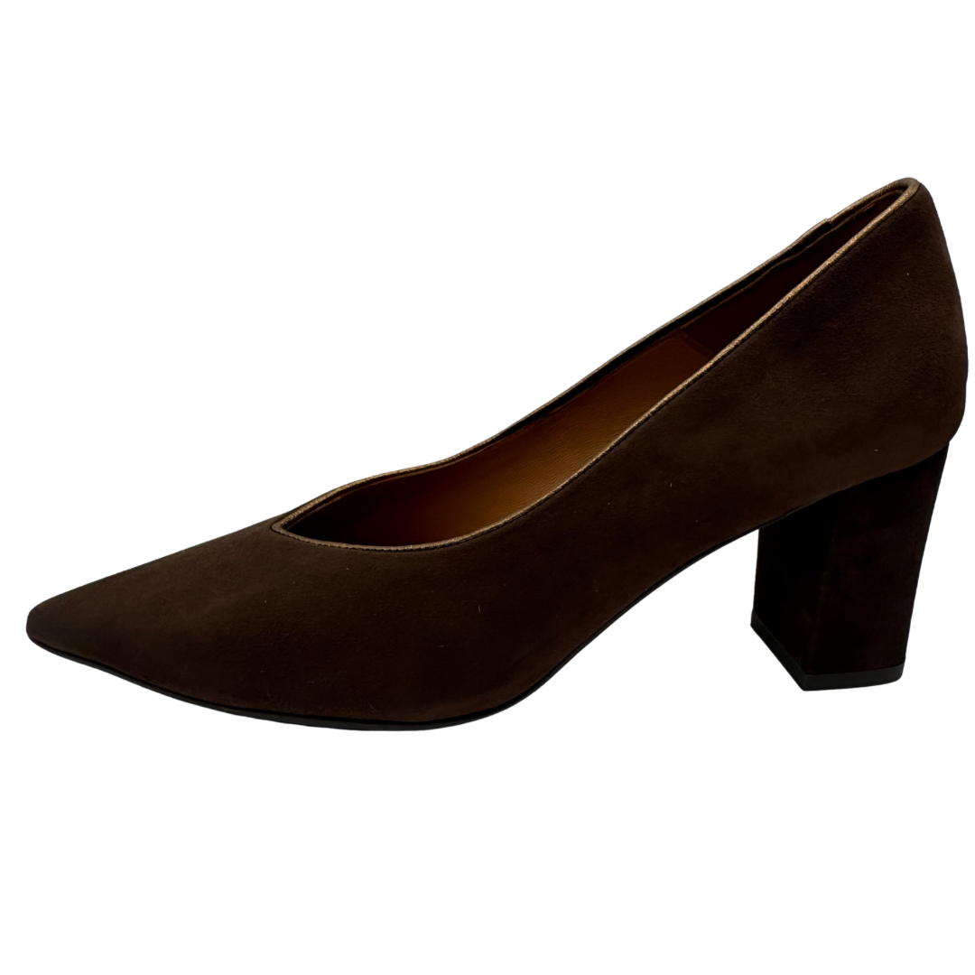 Marian Brown Suede Heels