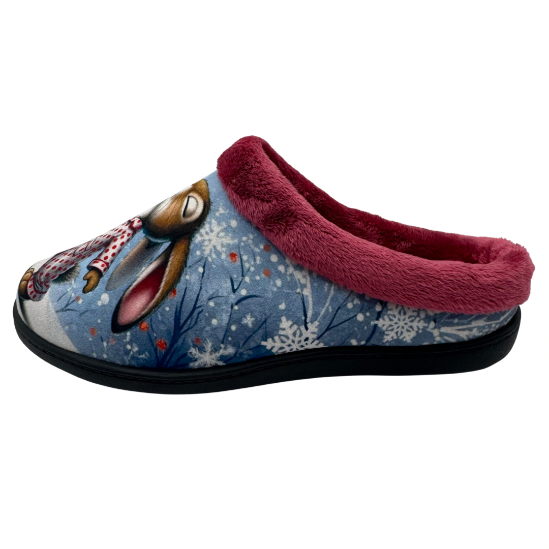 Plumaflex Sleepy Bunny Backless Slippers