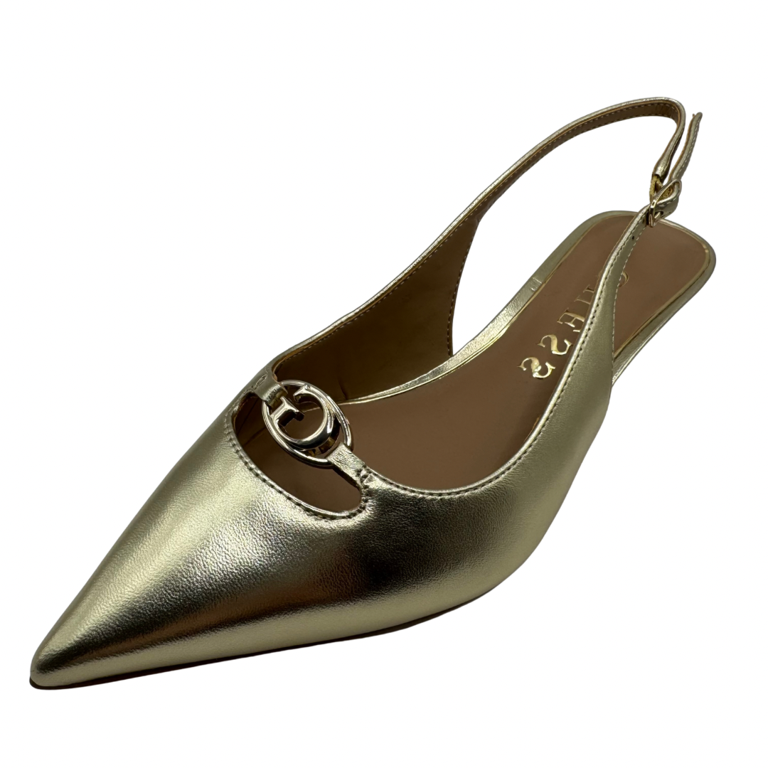 Guess Gold Kitten Heel