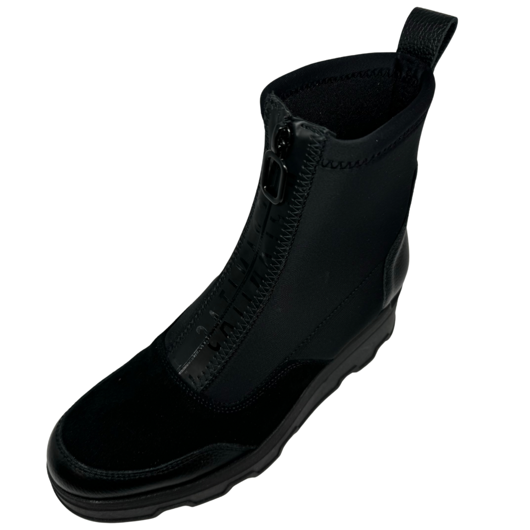 Hispanitas Black Wedge Boots