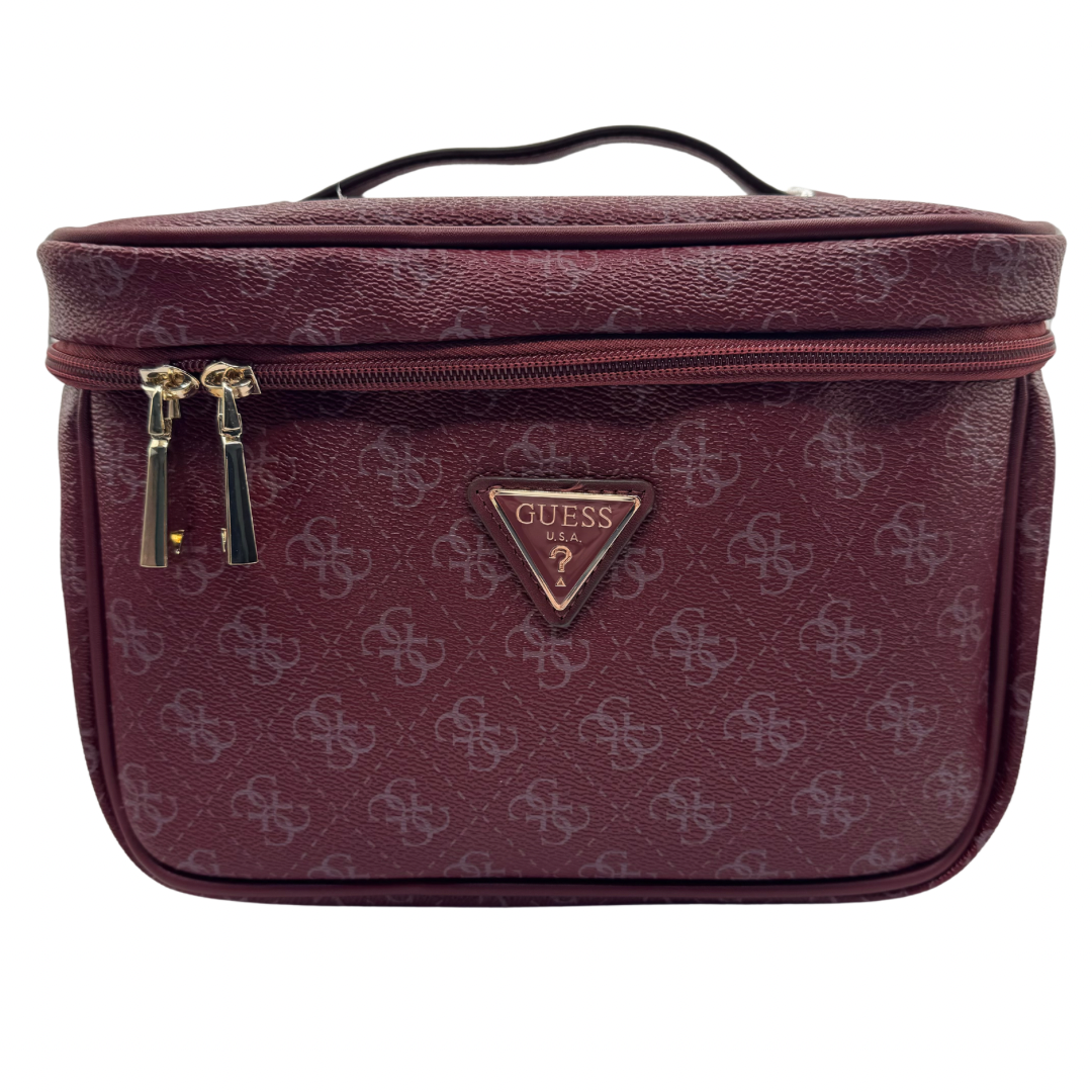 Guess Red Logo Vanity Case