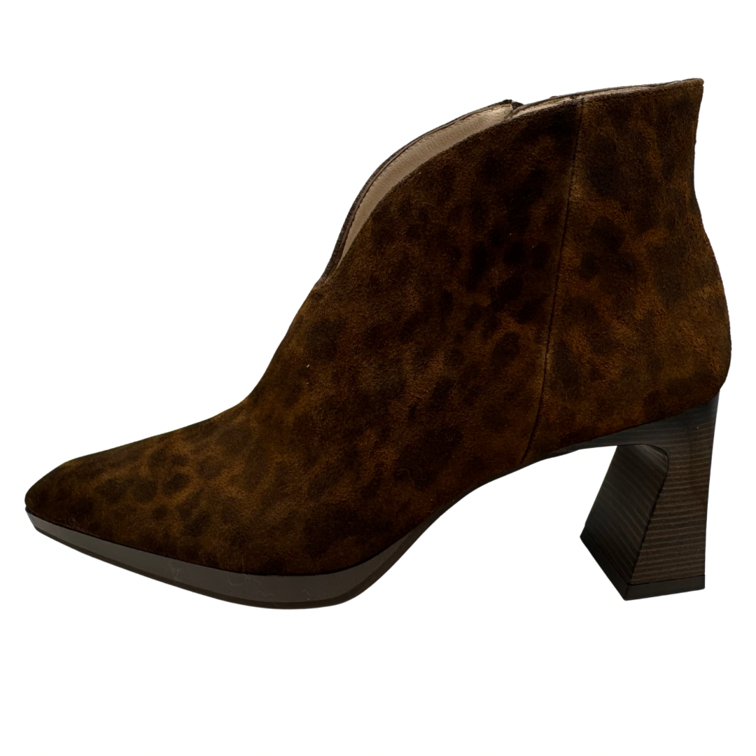 Hispanitas Leopard Print Heeled Boots