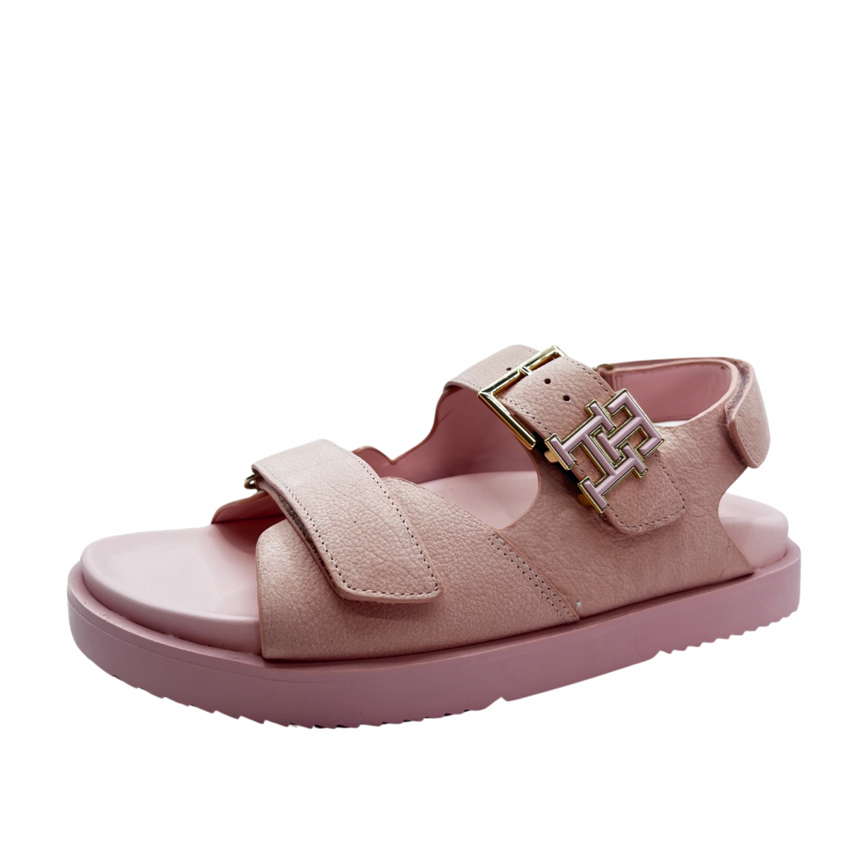 Tommy Hilfiger Pink Sandals with Velcro Strap
