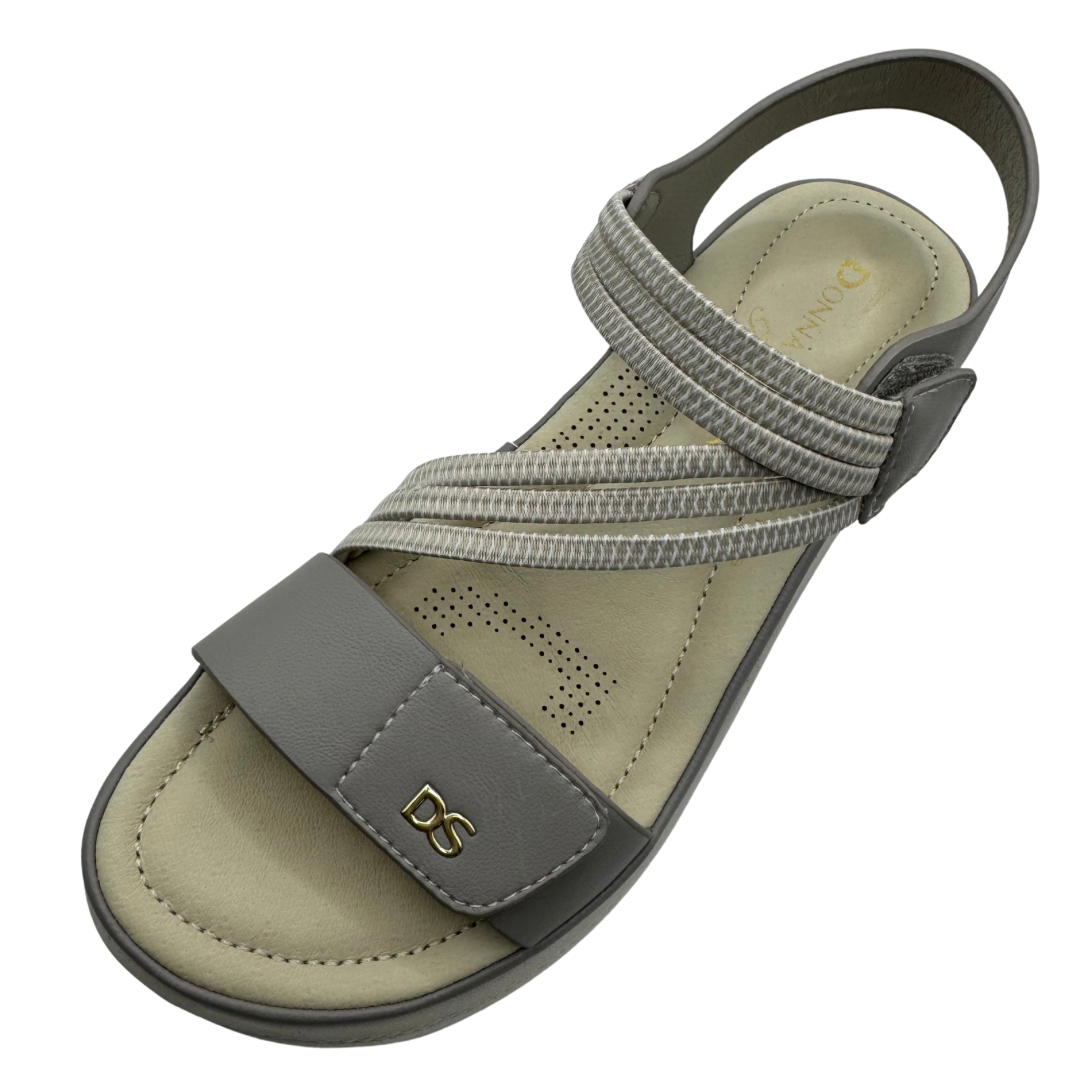 Donna Serena Gel Grey Sandals