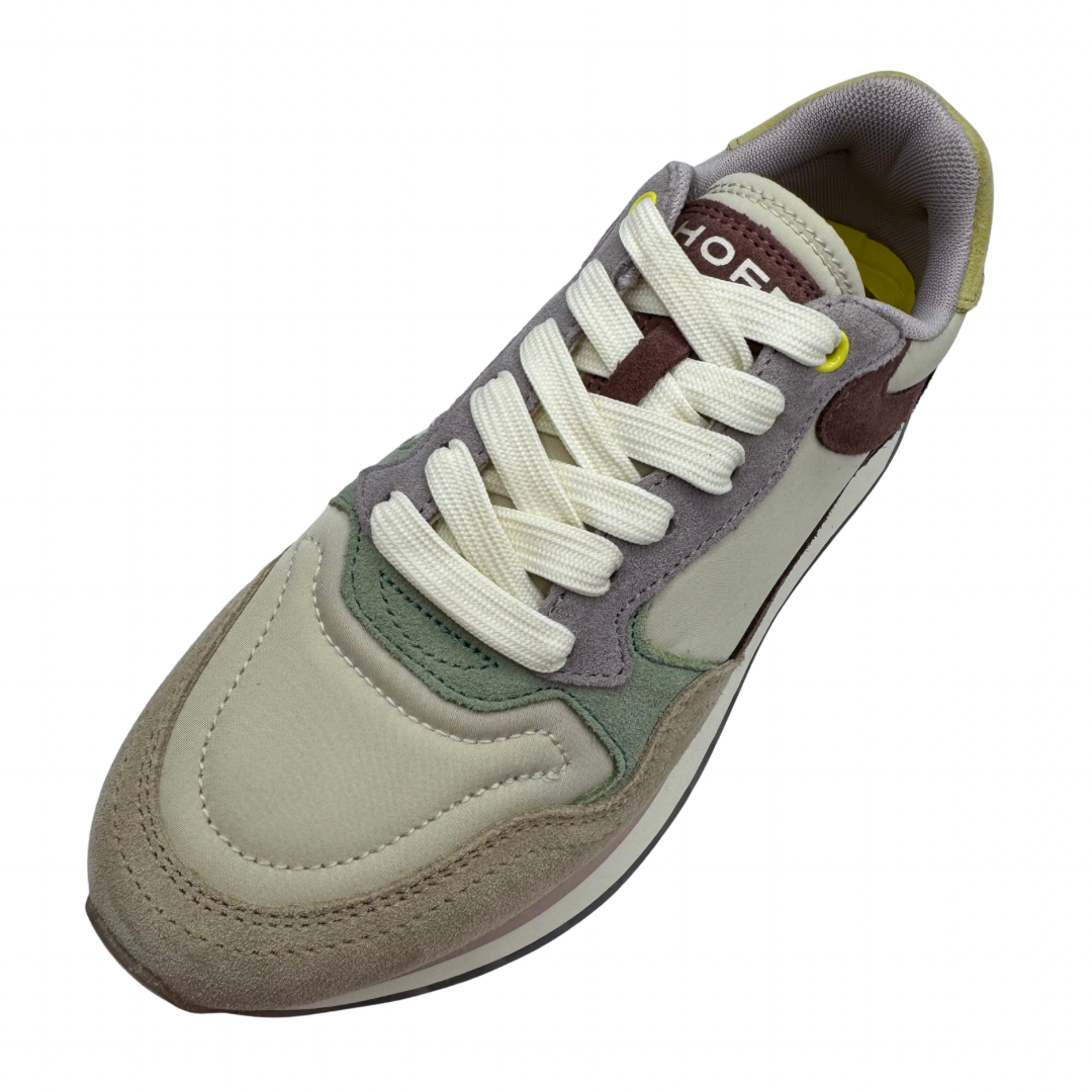Hoff Beige, Purple &amp; Green Trainers