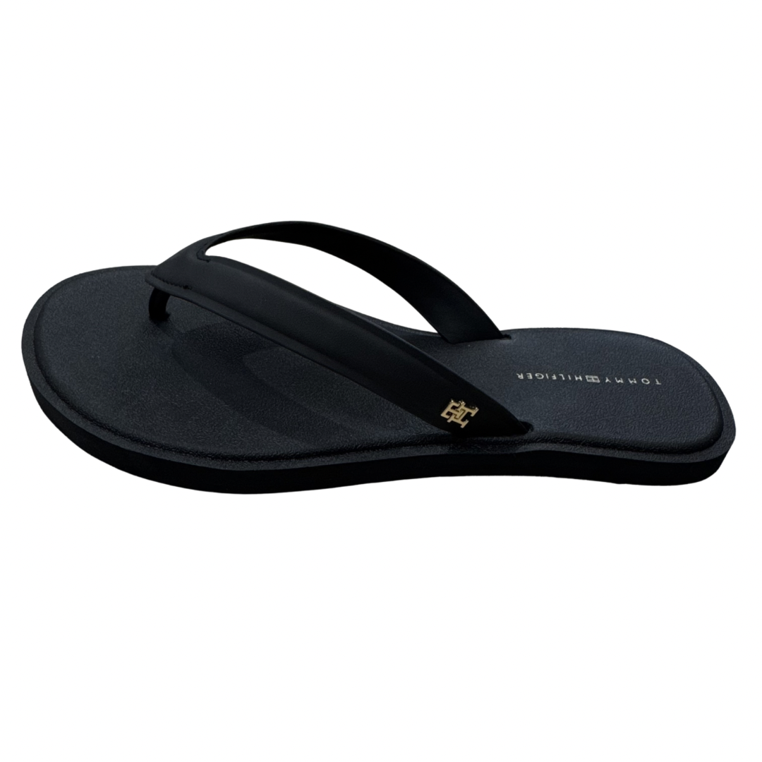 Tommy Hilfiger Black Flip Flops