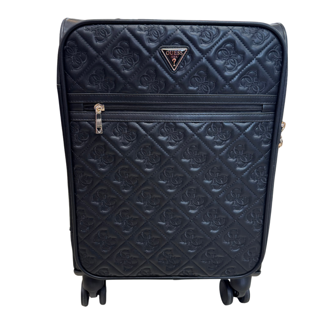 Guess Black Embossed Suitcase