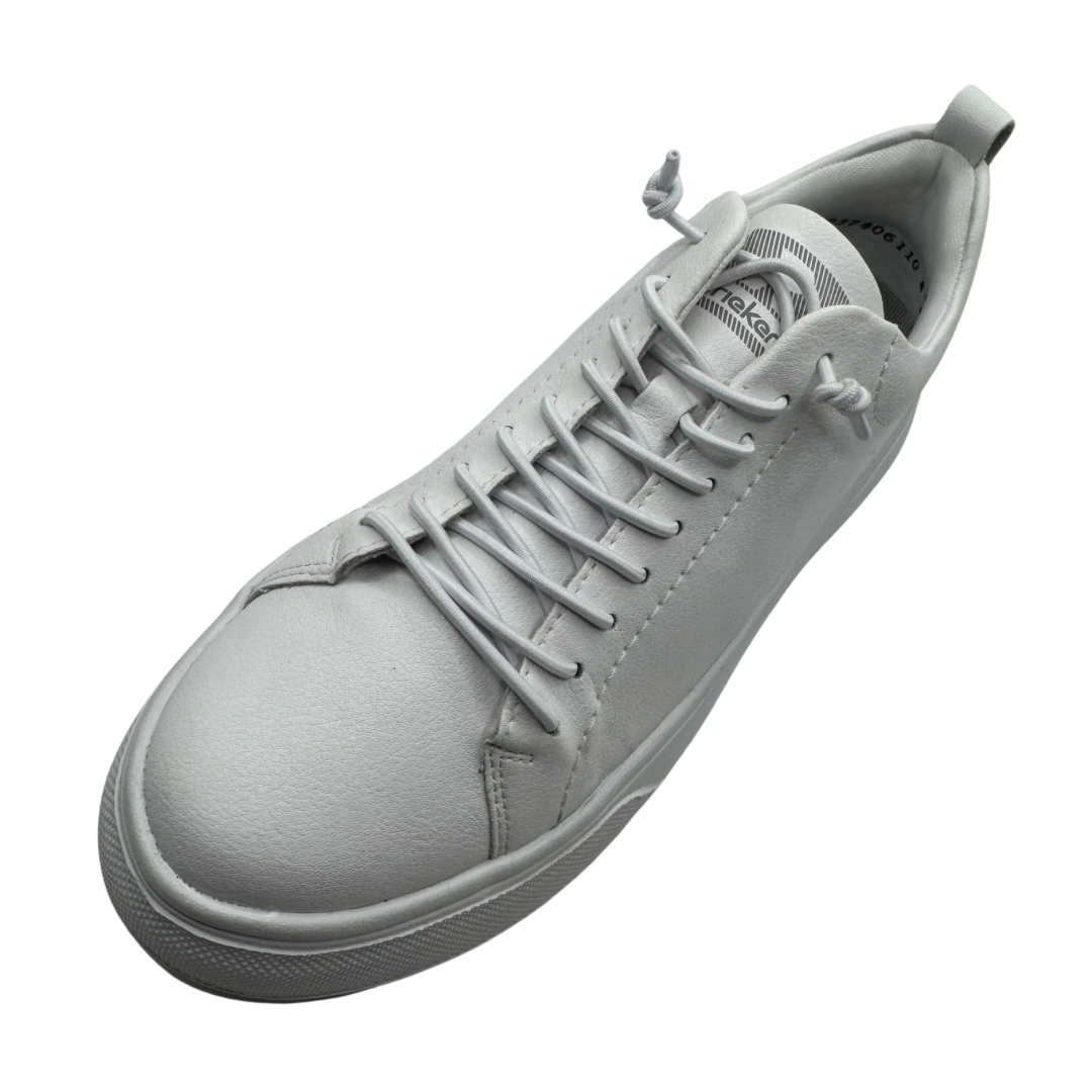 Rieker White Elasticated Trainers