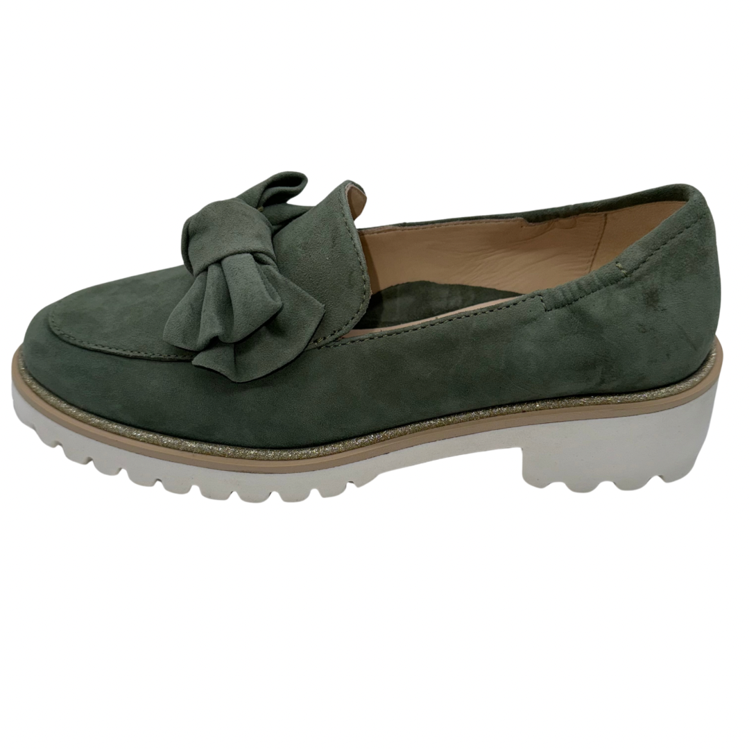 Ara Sage Green Loafers