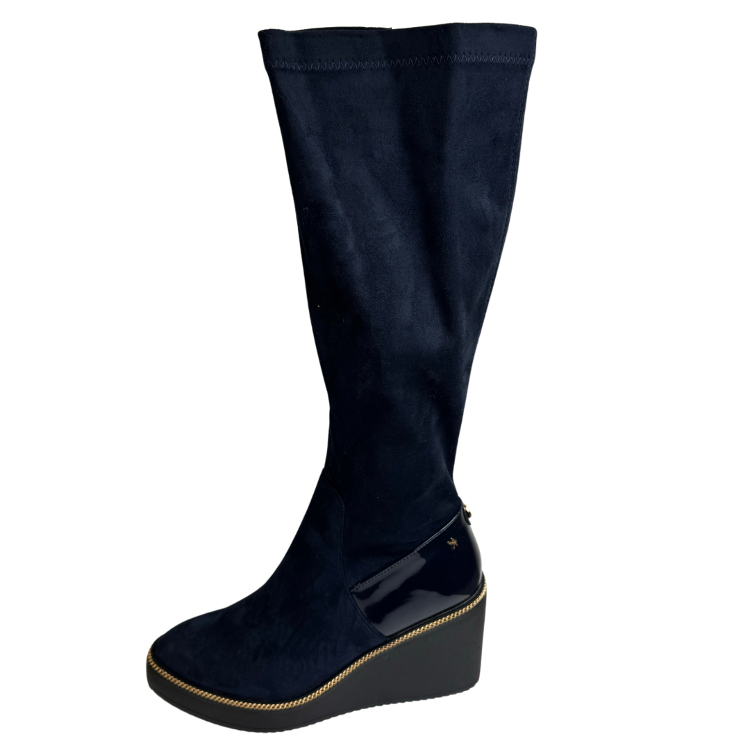 Kate Appleby Navy Suede Long Boots