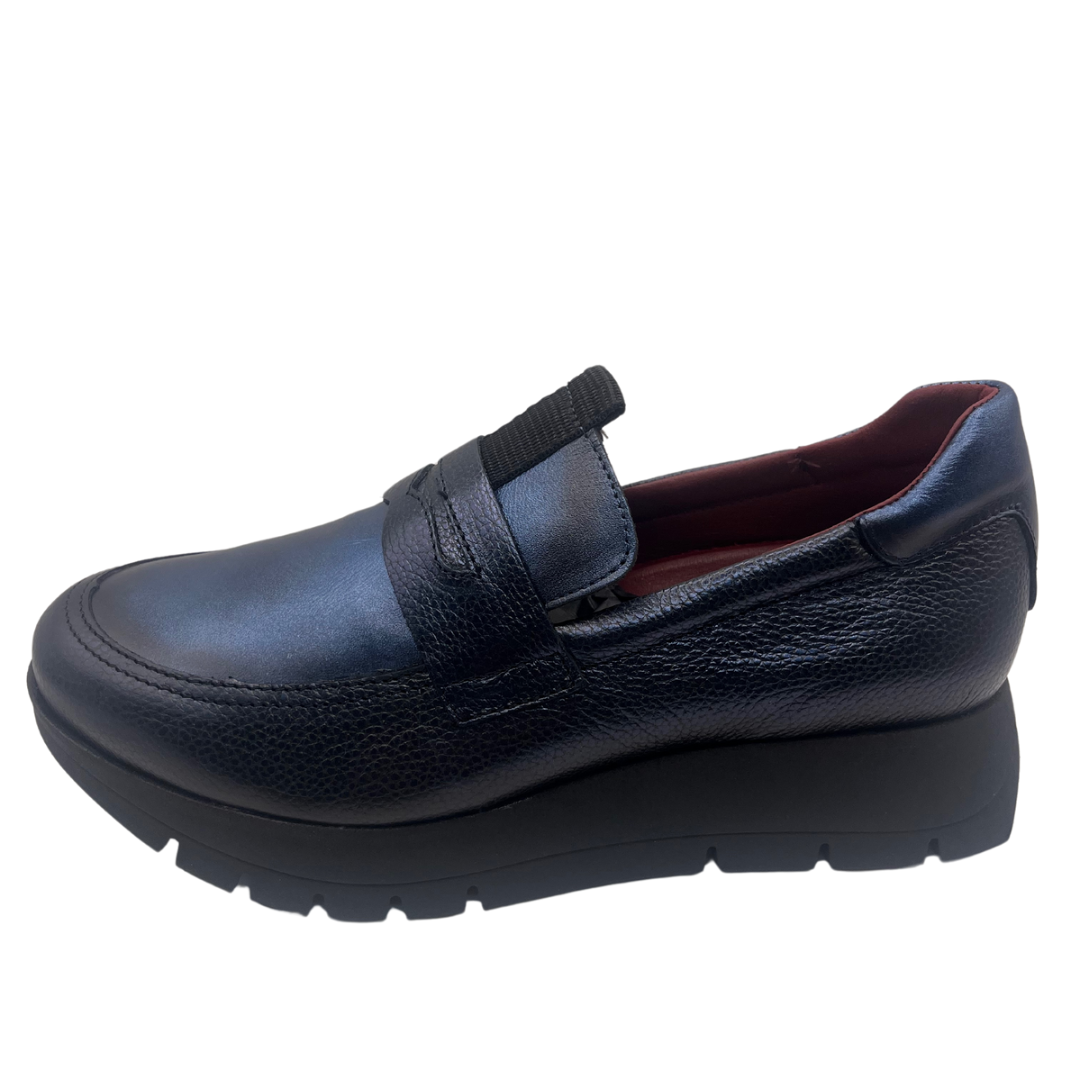 Jose Saenz Navy Loafer