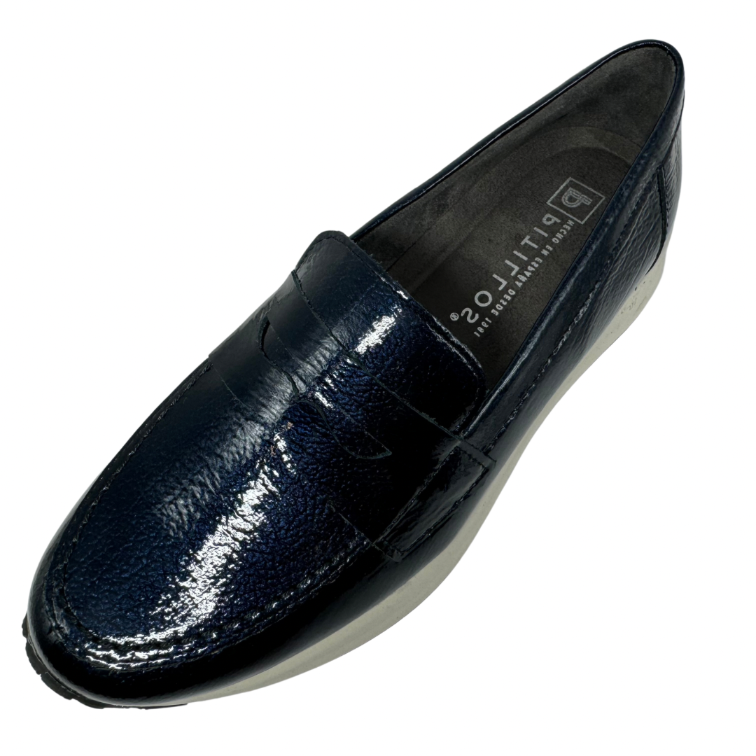 Pitillos Navy Loafer Shoes