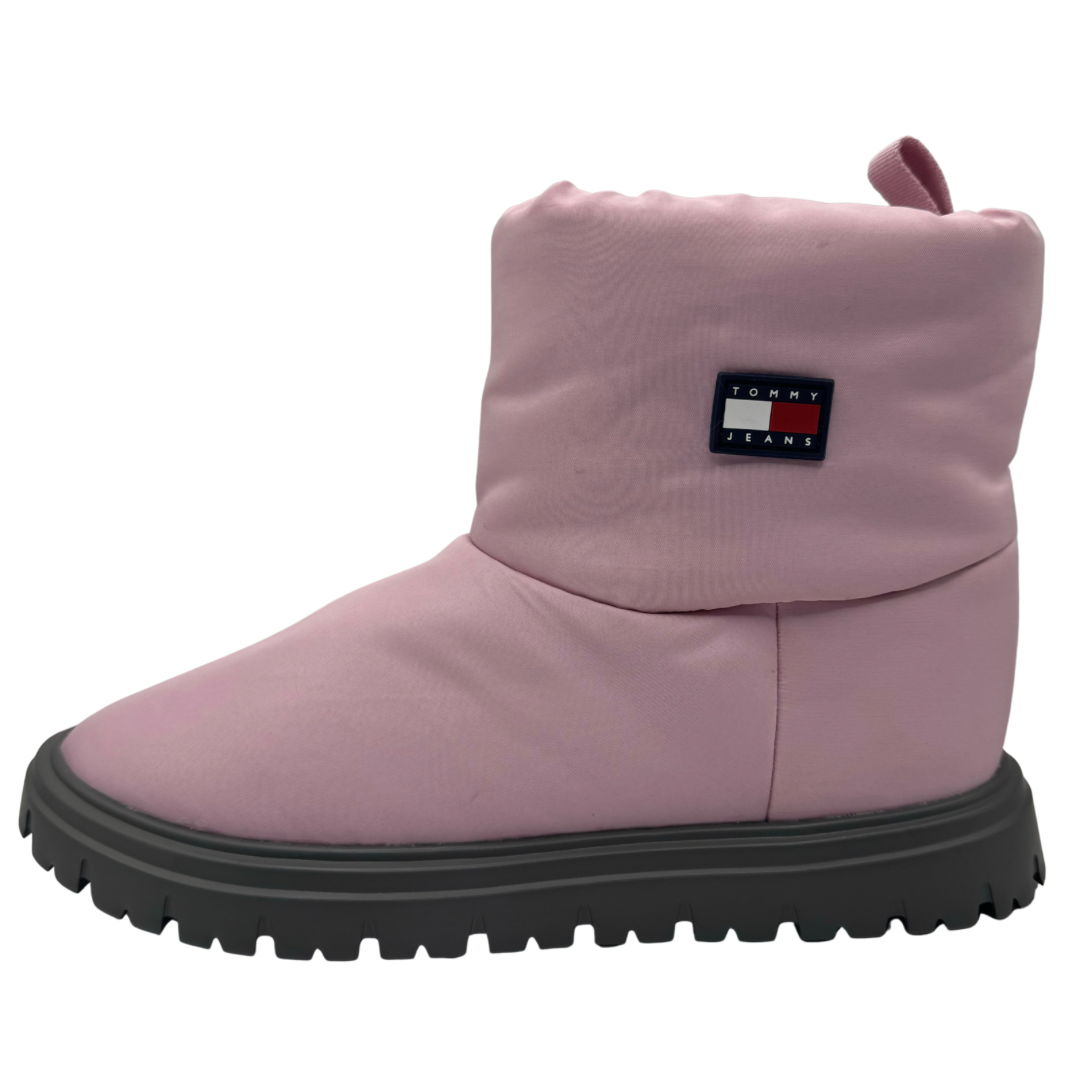 Tommy Jeans Pink &amp; Grey Boots