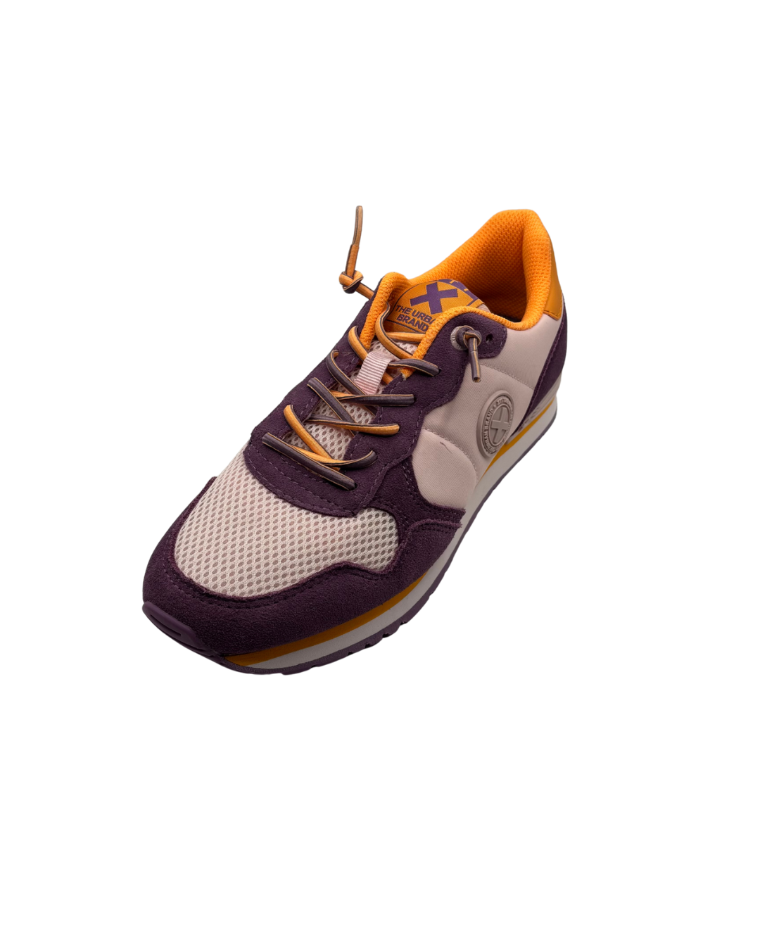 XTI Purple and Orange Trainer with Elasticated Trainer