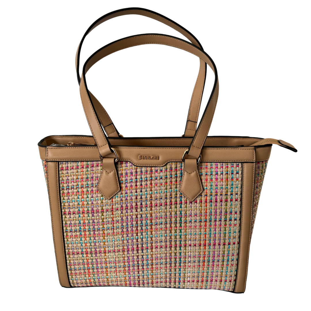 Binnari Woven Multicoloured Handbag
