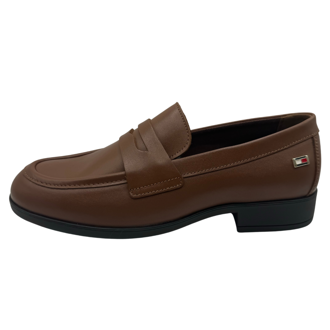 Tommy Hilfiger Brown Leather Loafer