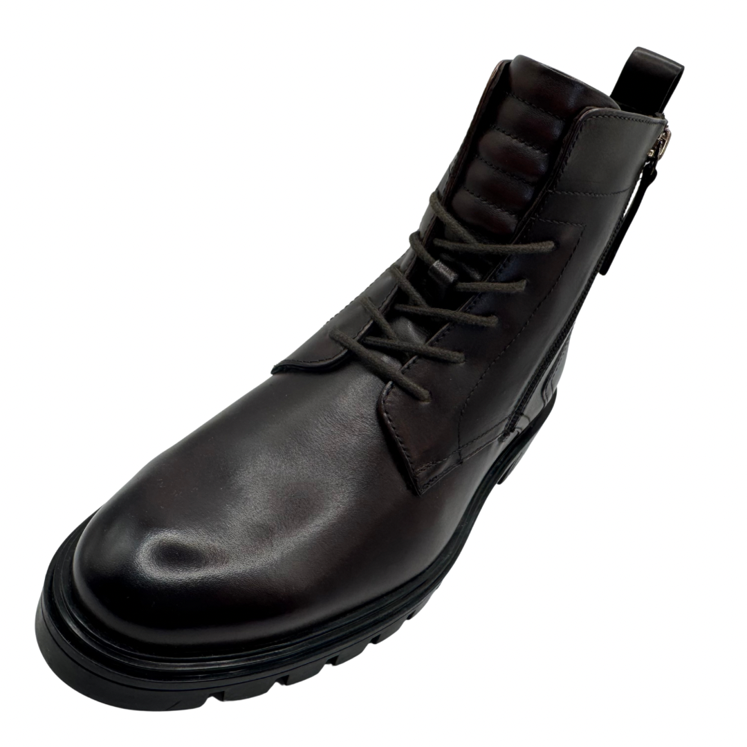 Ara Dark Brown Boots with Side Zip