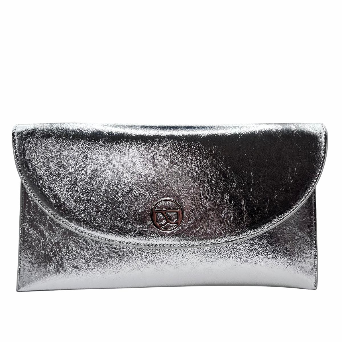 Binnari Silver Clutch Bag