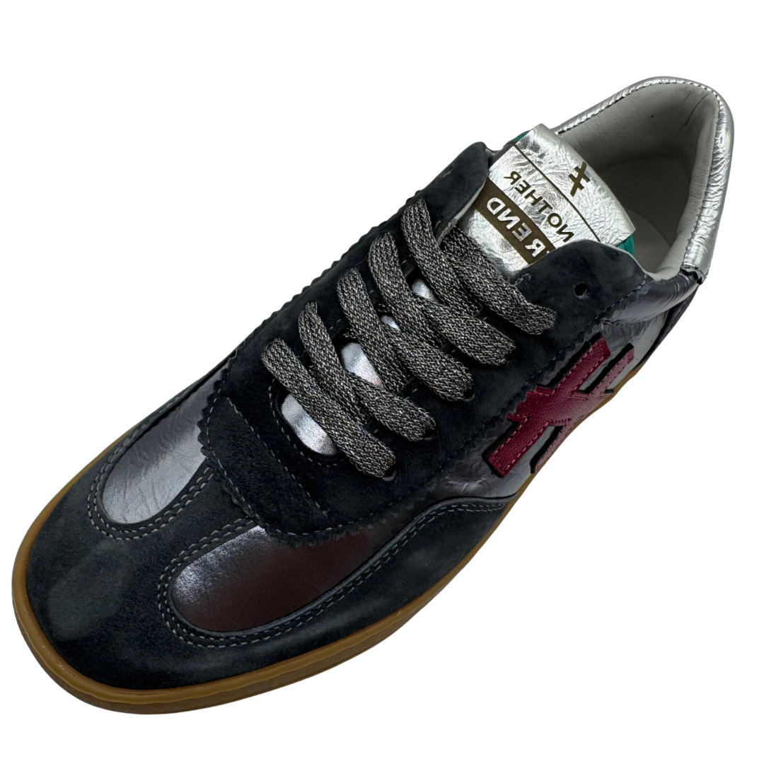 Another Trend Grey Metallic Trainers