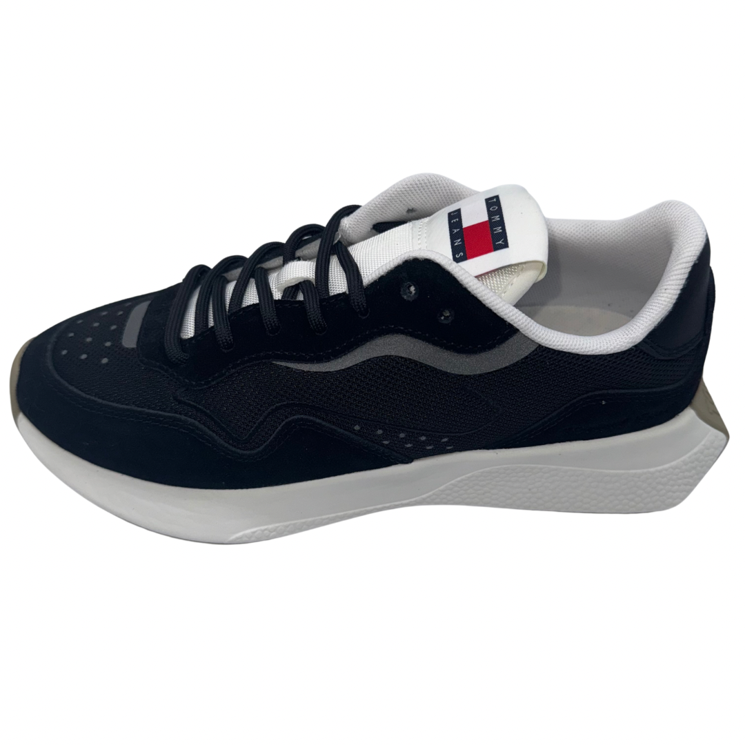 Tommy Jeans Black and White Trainers